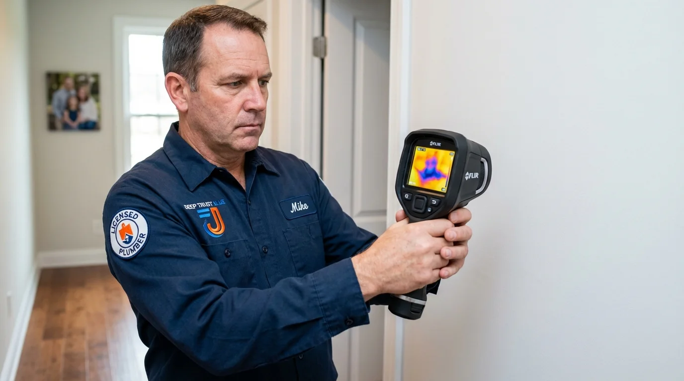 Thermal imaging leak detection by Johns Plumbing LLC in Lake Ozark